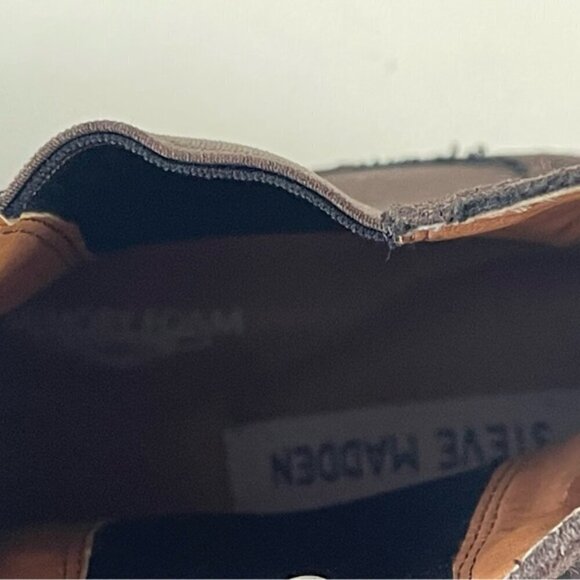 STEVE MADDEN Men's PATERSON BROWN SUEDE BOOTS Western Shoes 11 M Chelsea - Picture 11 of 12